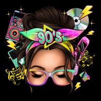 90s Messy Bun Premium Sweatshirt | Teevron