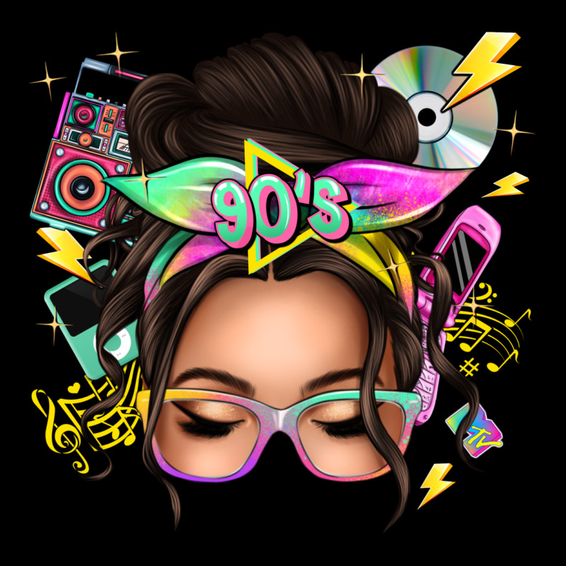 90s Messy Bun Premium Sweatshirt by texasbilliewilder | Teevron