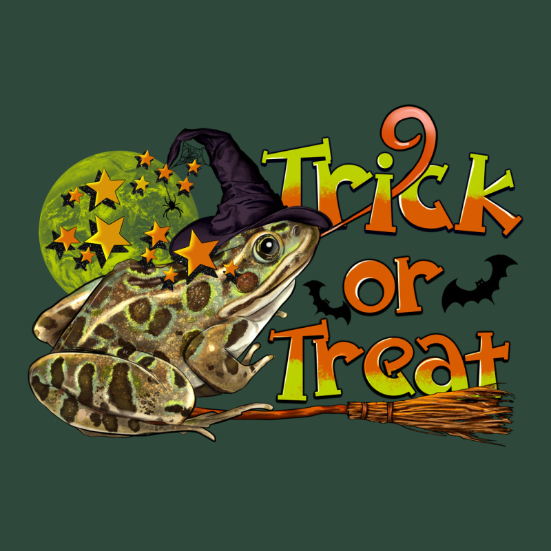 Trick Or Treat With Frog Zipper Hoodie by LillyAllenDesigns | Teevron