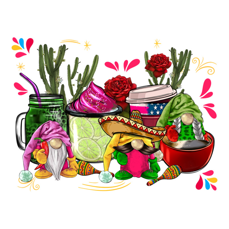 Mexican Gnomes With Coffee Cups Ladies Tee by CTS Tumbler Store | Teevron