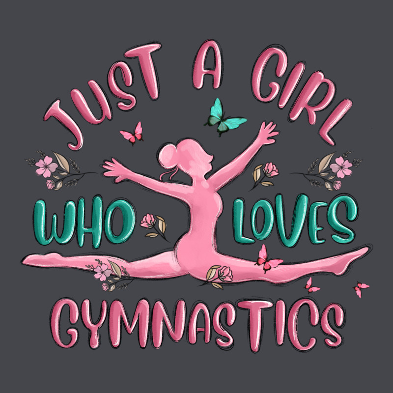 Just A Girl Who Loves Gymnastics Long Sleeve Tee by MaliasSmallBusiness | Teevron
