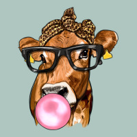 Cow Lick With Leopard Bandana Premium Sweatshirt | Teevron