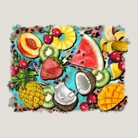 Summer Fruits Background Heavy Core Tee | Teevron
