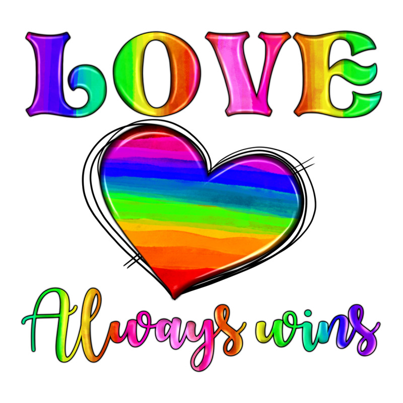 Love Always Wins Premium Tee by HRA Design Shop | Teevron