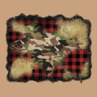 Buffalo Plaid Christmas Camouflage Glitter Background Vintage Tee | Teevron