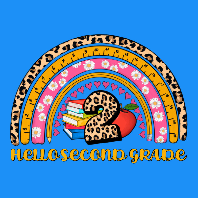 Back To School Rainbow Hello Second Grade Classic Tee by AdoDesignShop | Teevron