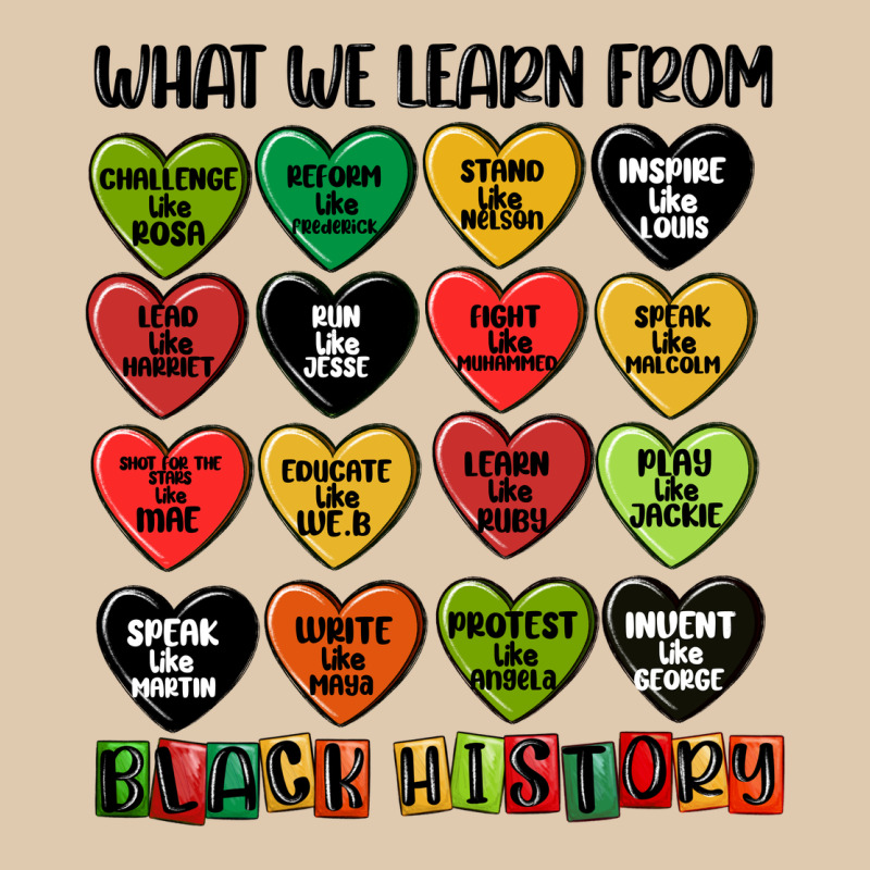 What We Learn From Black History Heavyweight Sweatshirt by MaliasSmallBusiness | Teevron