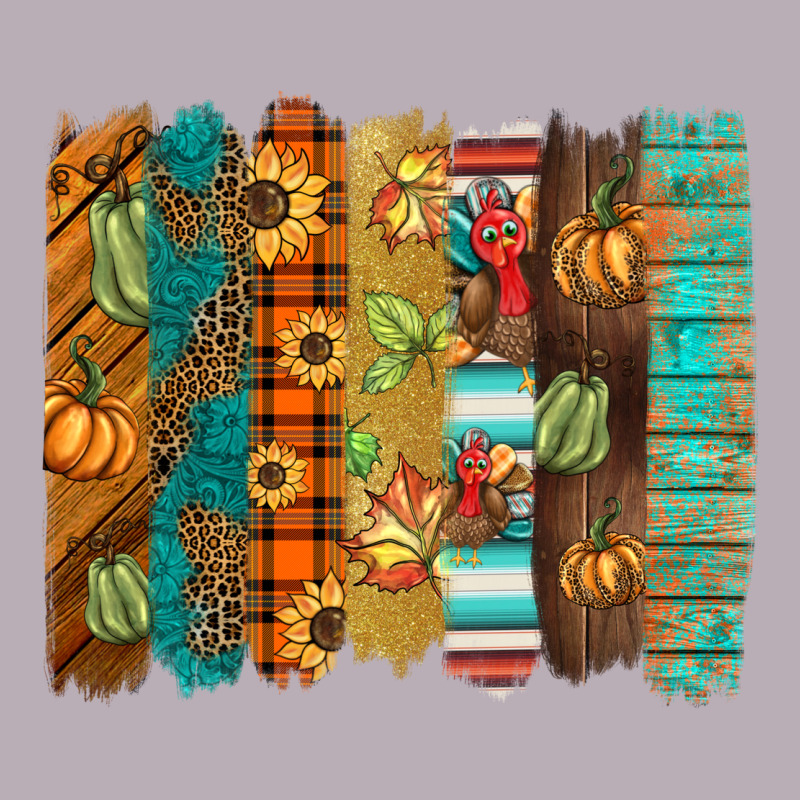 Thanksgiving Brushstroke Vintage Tee by BarkalooDesign | Teevron