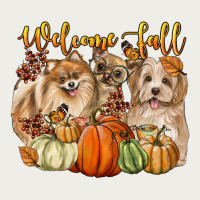 Welcome Fall With Dogs Zipper Hoodie | Teevron