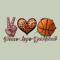 Peace Love Basketball Ladies Tee | Teevron