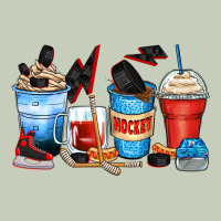 Hockey Begins After Coffee Cups Ladies Tee | Teevron