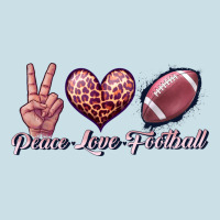 Peace Love Football Ladies Tee | Teevron