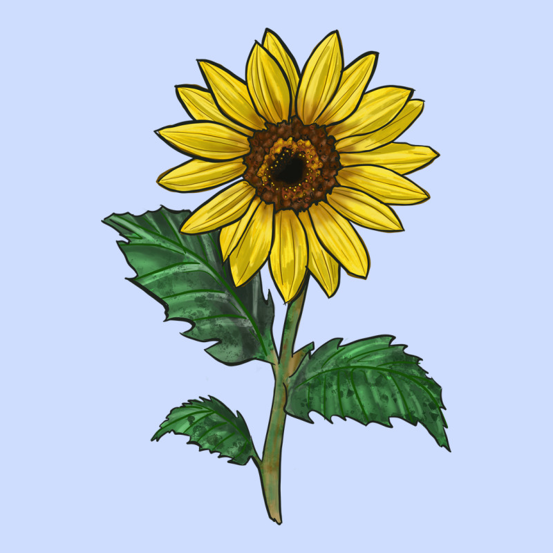 Sunray Yellow Sunflower Urban Heavy Tee by LillyAllenDesigns | Teevron