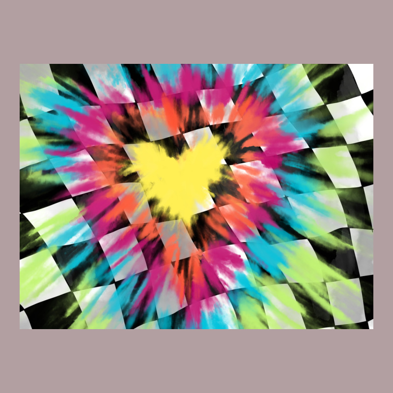 Tie Dye Hearth Shaped Race Flag Background 3200x2400 Vintage Hoodie by AdoDesignShop | Teevron