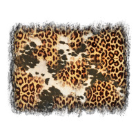distressed leopard cowhide background | Teevron