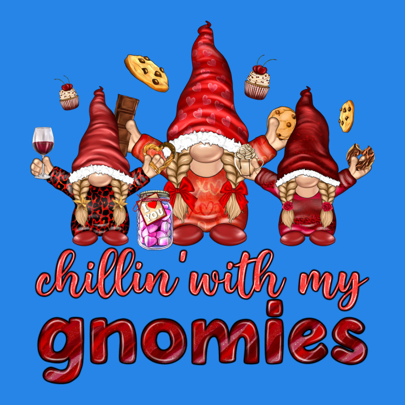 Chilling With My Gnomies Valentine's Day Premium Hoodie by HowdyJamesFarm | Teevron