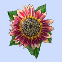 Crimson Blaze Sunflower Urban Heavy Tee | Teevron