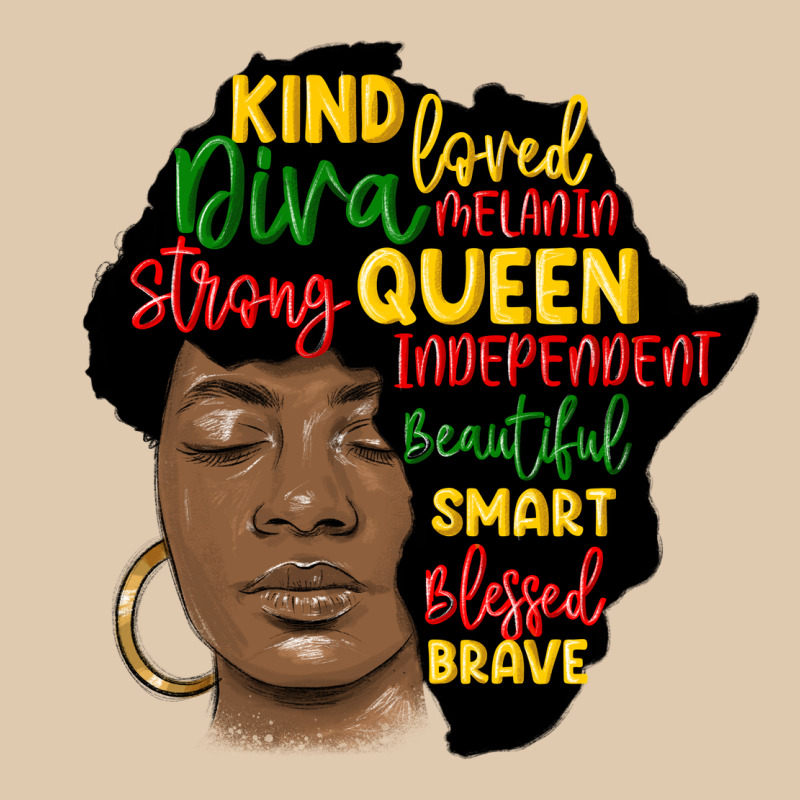 Black Woman Africa Silhouette Heavyweight Sweatshirt by MaliasSmallBusiness | Teevron