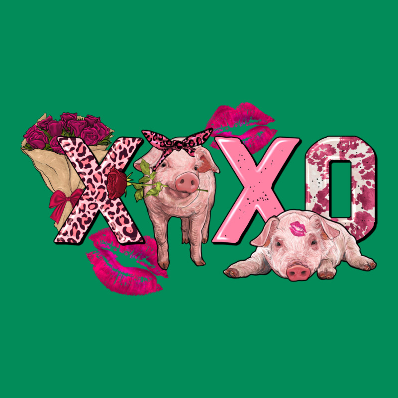 Valentine's Day Pig Xoxo Urban Hoodie by FaDigitalArtStudio | Teevron