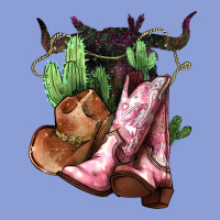 Cowgirl Boots Hat Horns Cactus Long Sleeve Tee | Teevron