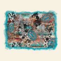 Cross Western Background Vintage Tee | Teevron