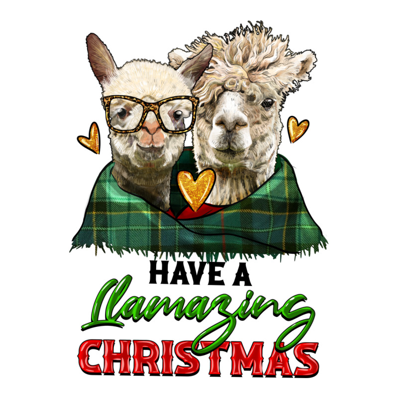 Have A Llamazing Christmas Alpaca Head Zipper Hoodie by LillyAllenDesigns | Teevron