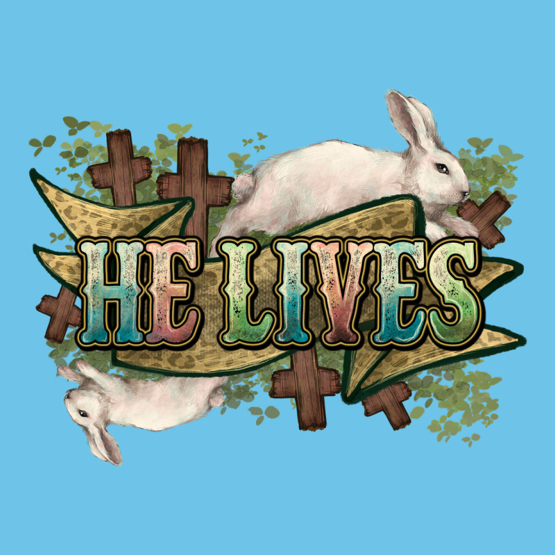 He Lives Easter Premium Sweatshirt by NancyCooperArtShop | Teevron