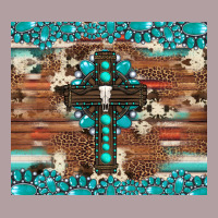Gemstone And Cross With Cowhide Vintage Hoodie | Teevron