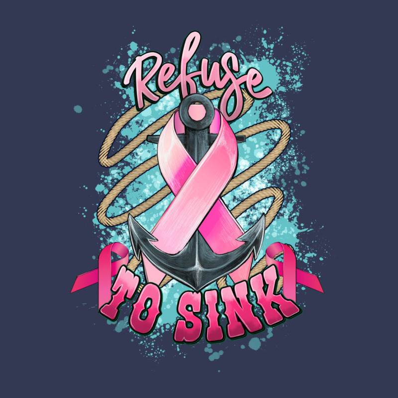Refuse To Sink Cancer Anchor Heavyweight Hoodie by NancyCooperArtShop | Teevron