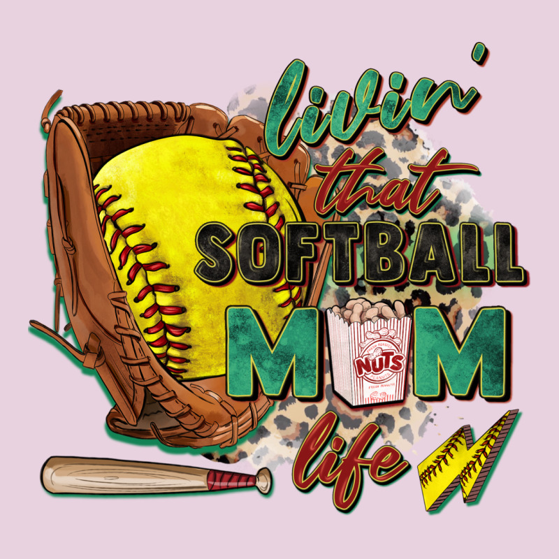 Livin' That Softball Mom Life Ladies Tee by Zillion Design Studio | Teevron