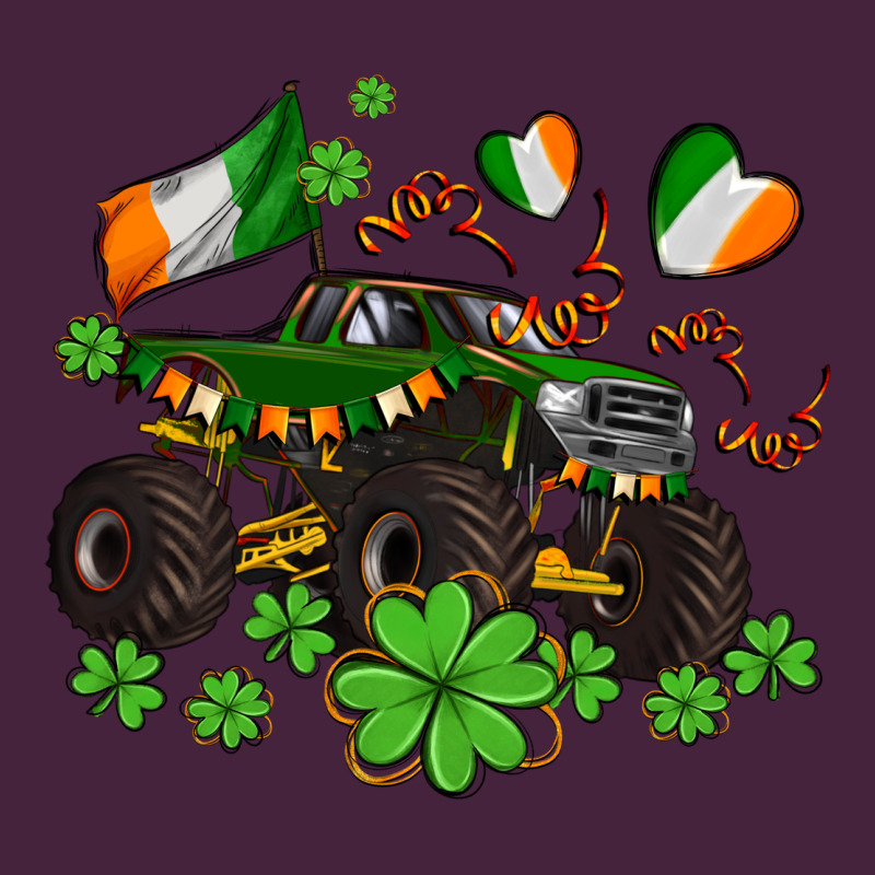 Monster Truck With Shamrocks Premium Tee by AdoDesignShop | Teevron