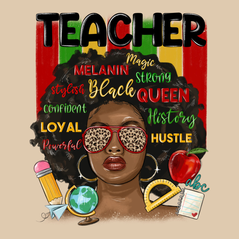 Black Woman Teacher Heavyweight Sweatshirt by MaliasSmallBusiness | Teevron