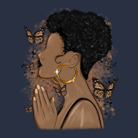 Black Woman Praying Heavyweight Sweatshirt | Teevron