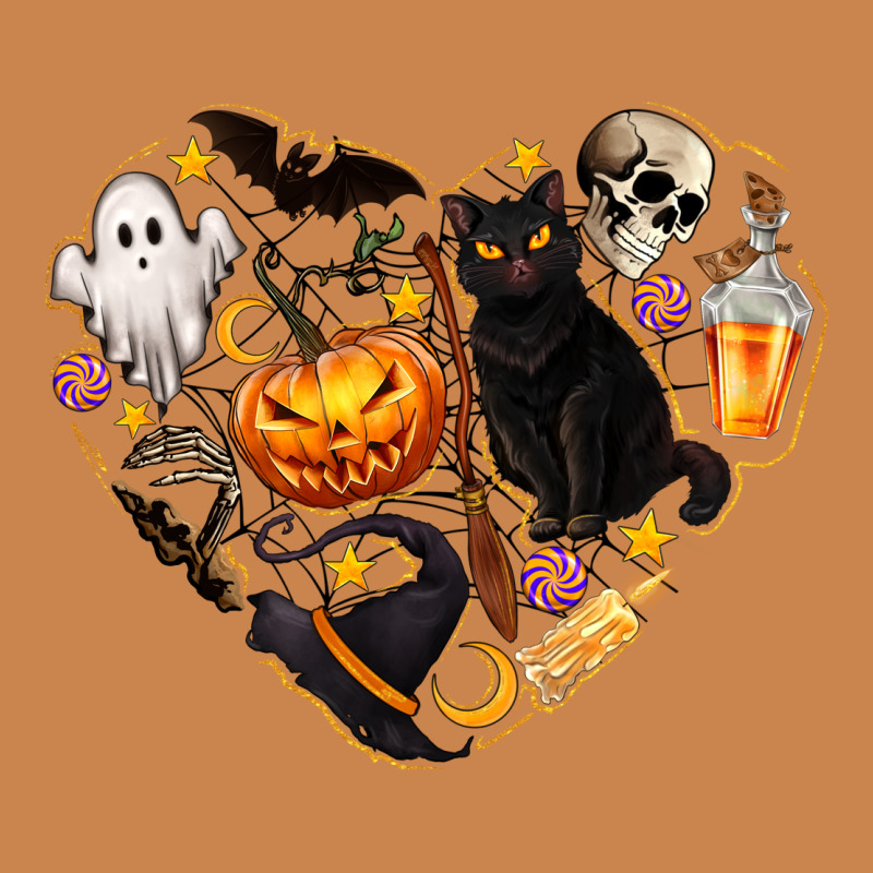 Halloween Heart Heavyweight Hoodie by texasbilliewilder | Teevron