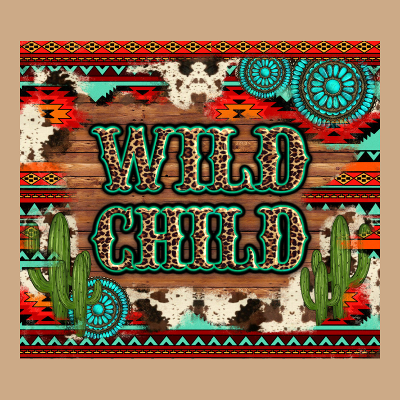 Wild Chıld Aztec Gemstone And Cactus Vintage Hoodie by Artiststas | Teevron