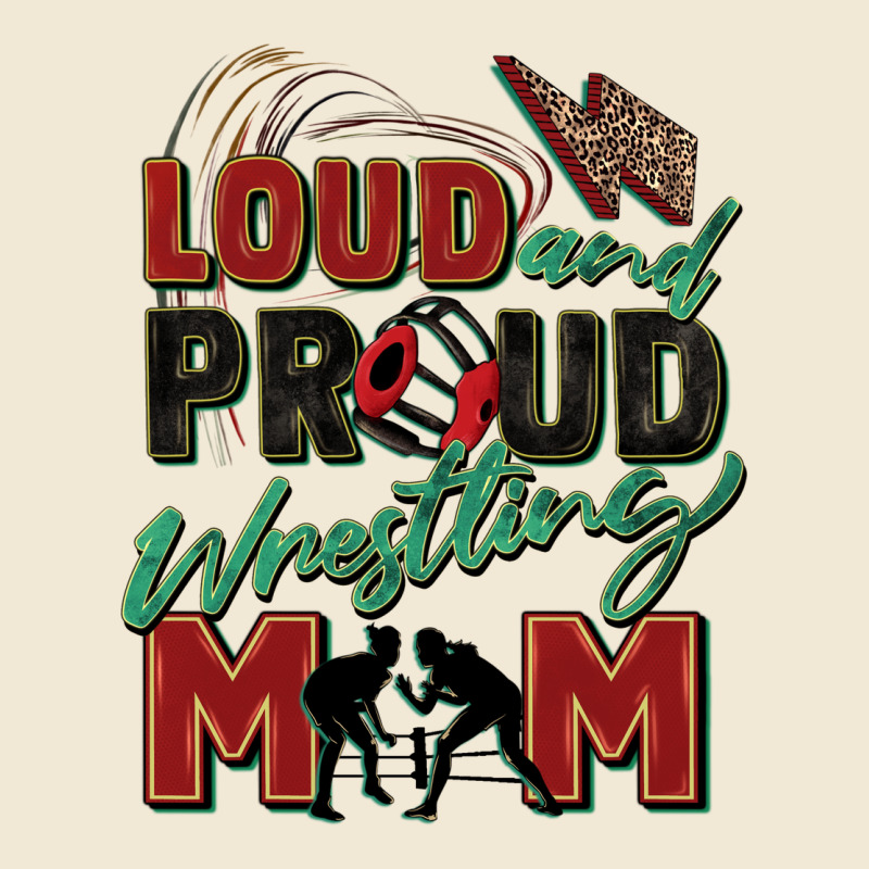 Loud And Proud Wrestling Mom Ladies Tee by Zillion Design Studio | Teevron