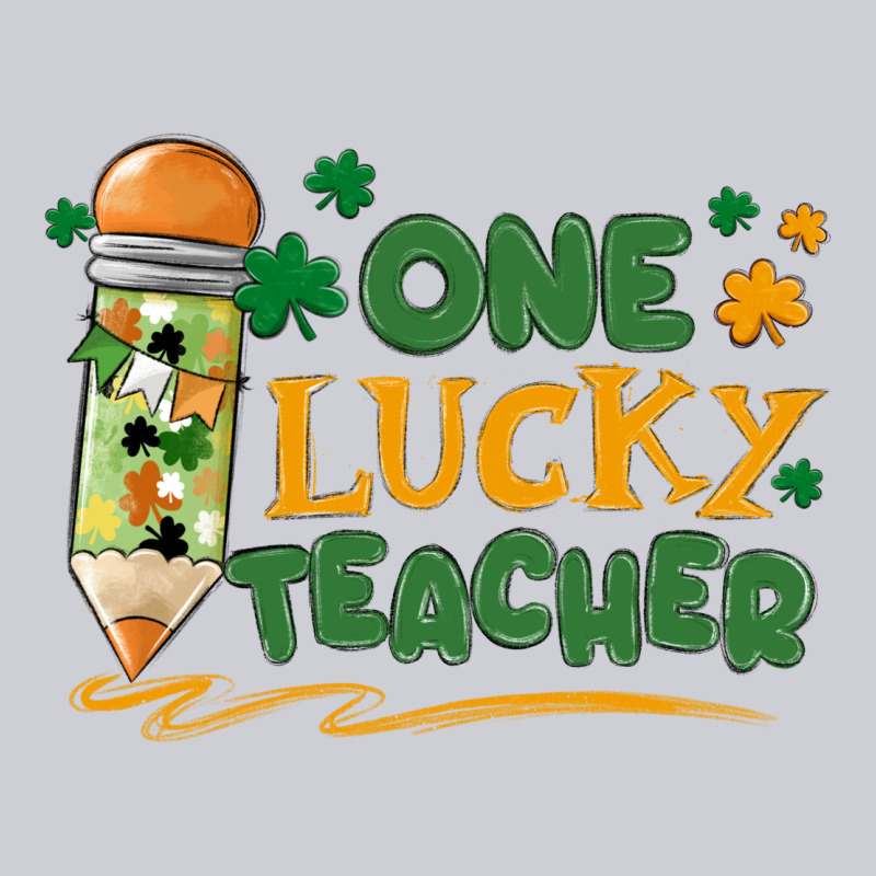 One Lucky Teacher Heavyweight Sweatshirt by MaliasSmallBusiness | Teevron
