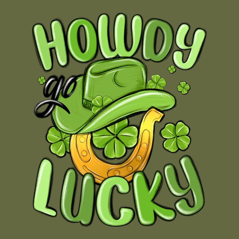 Howdy Go Lucky St Patrics Day Long Sleeve Tee by MaliasSmallBusiness | Teevron