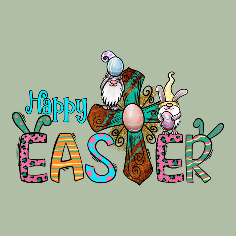 Cross Rabbit Gnomes Happy Easter Urban Heavy Tee by Jasminsmagicworld | Teevron