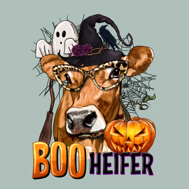Boo Heifer Cow With Halloween Heavyweight Hoodie by texasbilliewilder | Teevron