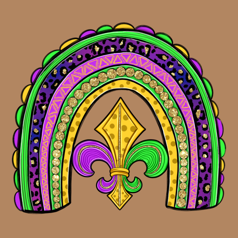 Mardi Gras Fleur De Lis Rainbow Long Sleeve Tee by JahusDesignShop | Teevron