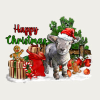 Happy Christmas Southdown Baby Sheep Zipper Hoodie | Teevron