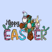 Cross Rabbit Gnomes Happy Easter Urban Heavy Tee | Teevron