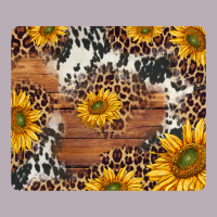 Sunflowers Cowhide Leopard Mousepad Vintage Tee | Teevron