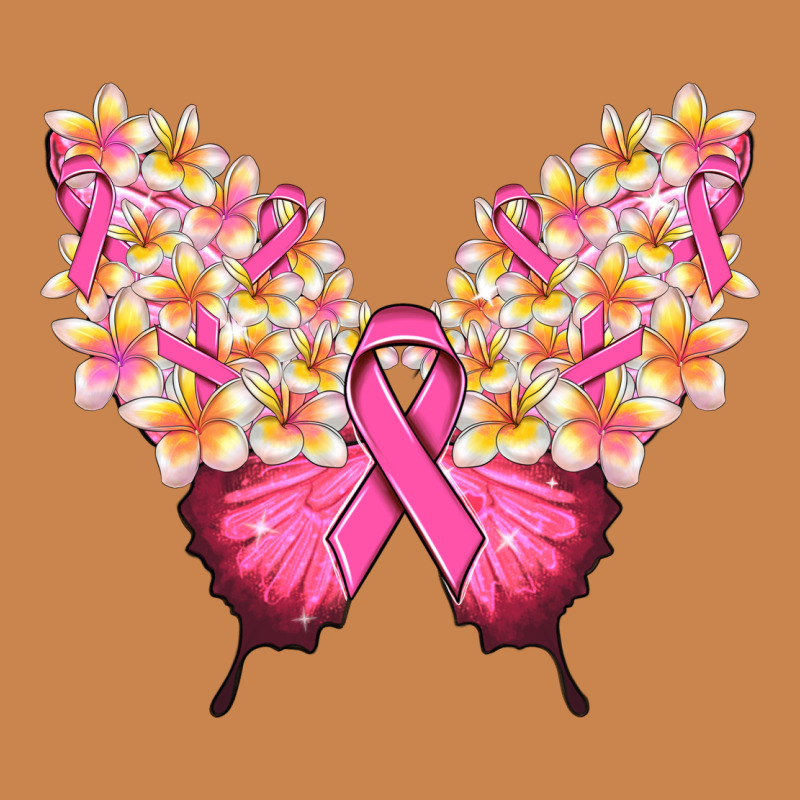 Pink Ribbon Breast Cancer Butterfly Heavyweight Hoodie by NancyCooperArtShop | Teevron