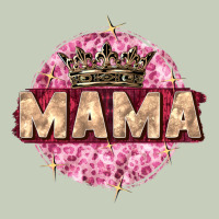 Mama With Round Leopard Ladies Tee | Teevron
