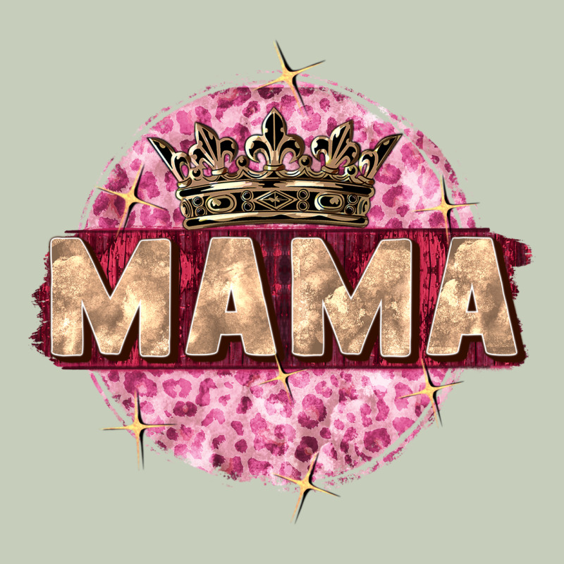 Mama With Round Leopard Ladies Tee by Zillion Design Studio | Teevron