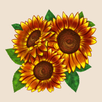Tiger Eyes Sunflower Urban Heavy Tee | Teevron