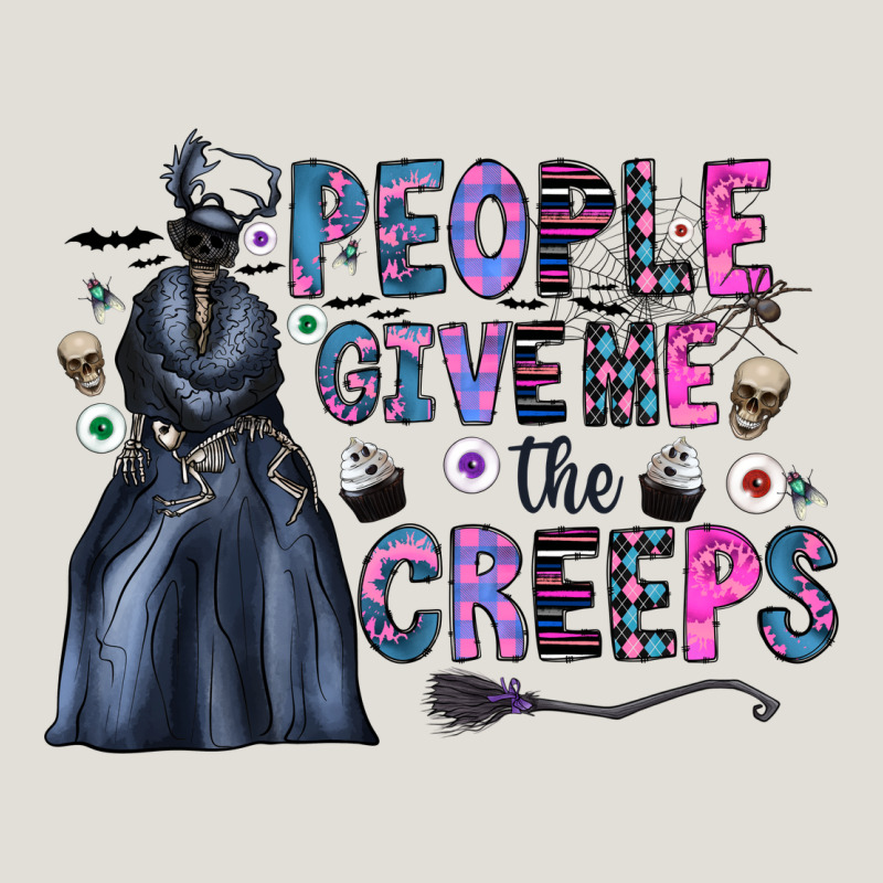 People Give Me The Creeps Heavy Core Tee by CowhideDigitalArt | Teevron