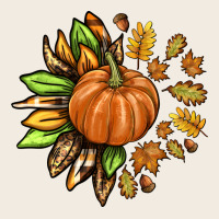 Fall Sunflower With Pumpkin Premium Sweatshirt | Teevron